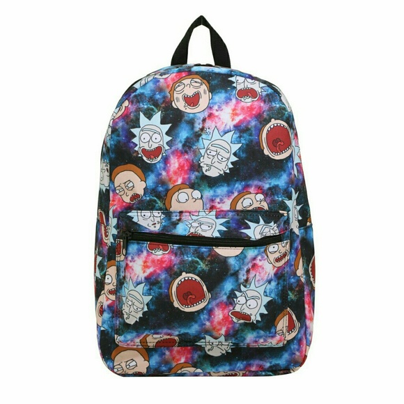 rick and morty bape backpack
